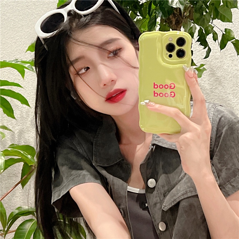 Ốp Điện Thoại Mềm Màu Neon In Chữ Tiếng Anh Cho iphone 13 12 11 Pro Max X XR XS Max