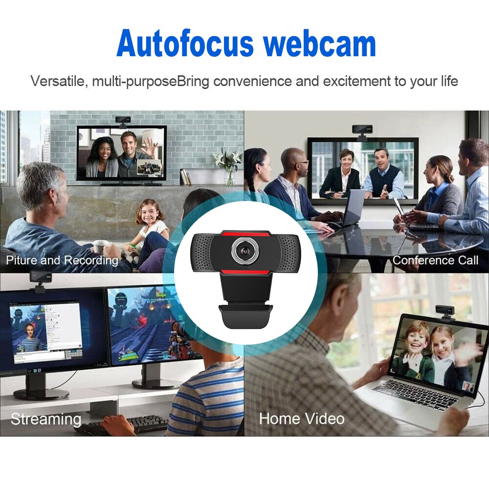 PC Webcam Kỹ Thuật Số 1080p Có Mic Cho Máy Tính