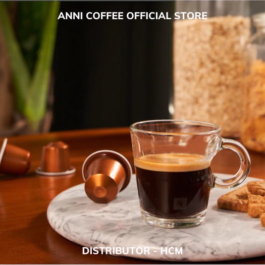 Viên Nén Cà Phê NESPRESSO Chính Hãng -SPIRAZIONE GENOVA LIVANTO -Độ Đậm 6 Hộp 10 viên -New Date 2023- ANNI GROUP PP