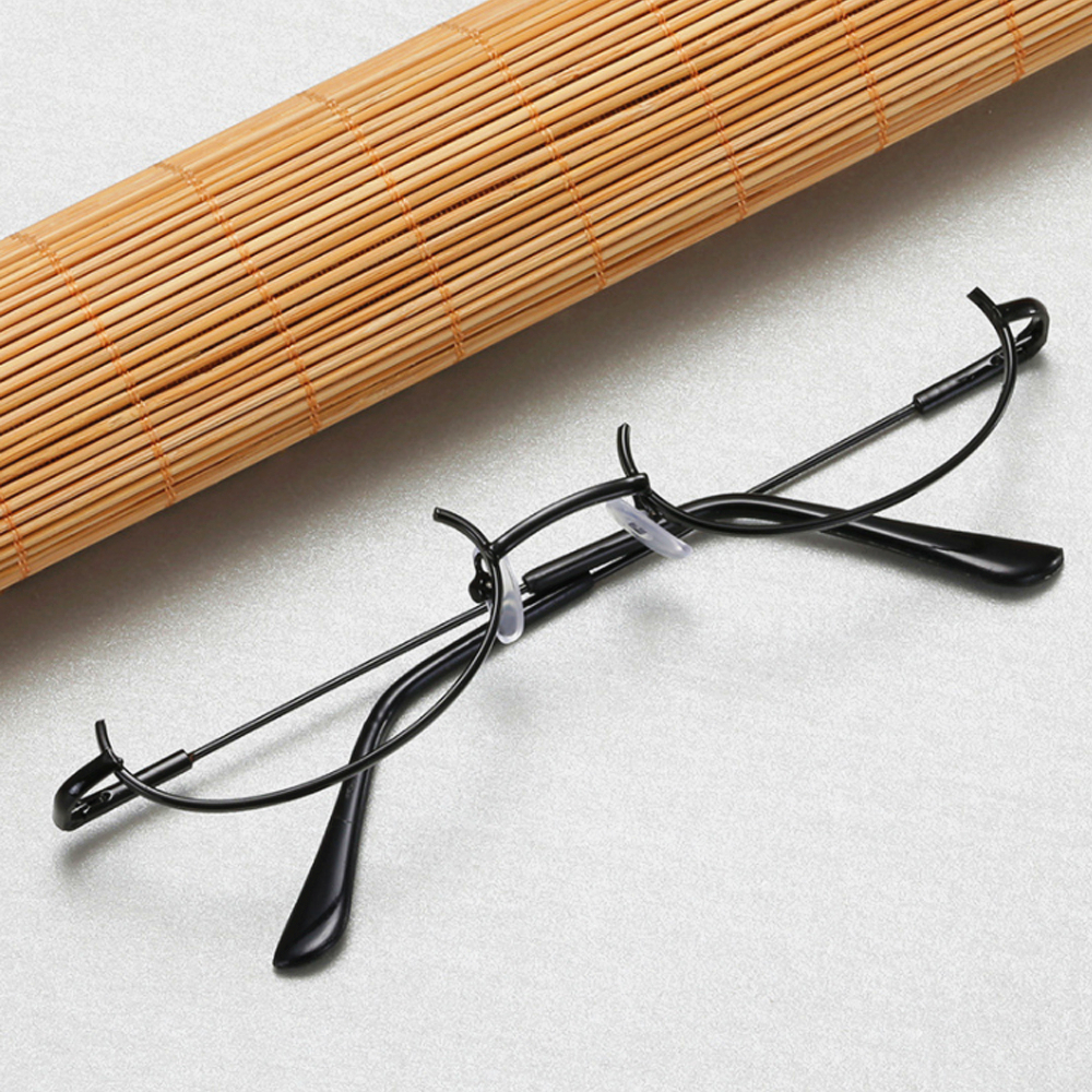 Mắt Kính Không Gọng Bằng Kim Loại Nhiều Màu Sắc Thời Trang Dành Cho Nam Nữ
