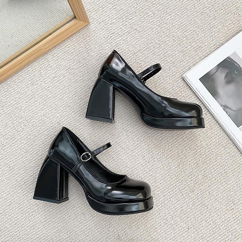 Giày Cao Gót Phong Cách retro Thời Trang Cho Nữ