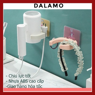 Hít dán tường treo máy sấy tóc Giá treo máy sấy tóc treo tường tiện lợi F658 DALAMO