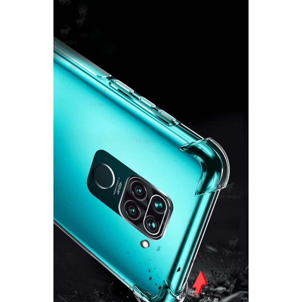 Ốp lưng Redmi Note 9 / Redmi 10X 4G dẻo trong chống sốc lồi 4 góc hạn chế ố vàng