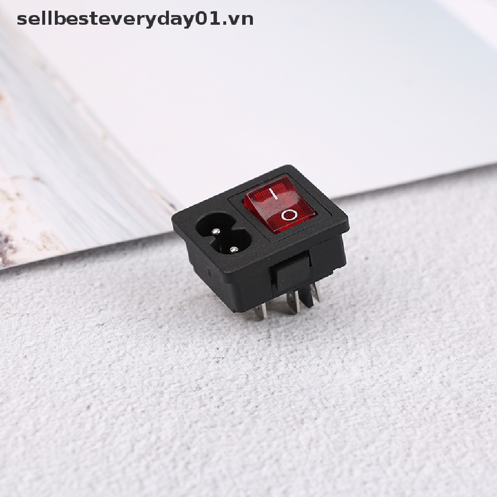 Dây Nguồn Có Công Tắc Bật / Tắt Đèn Đỏ 250V 10A