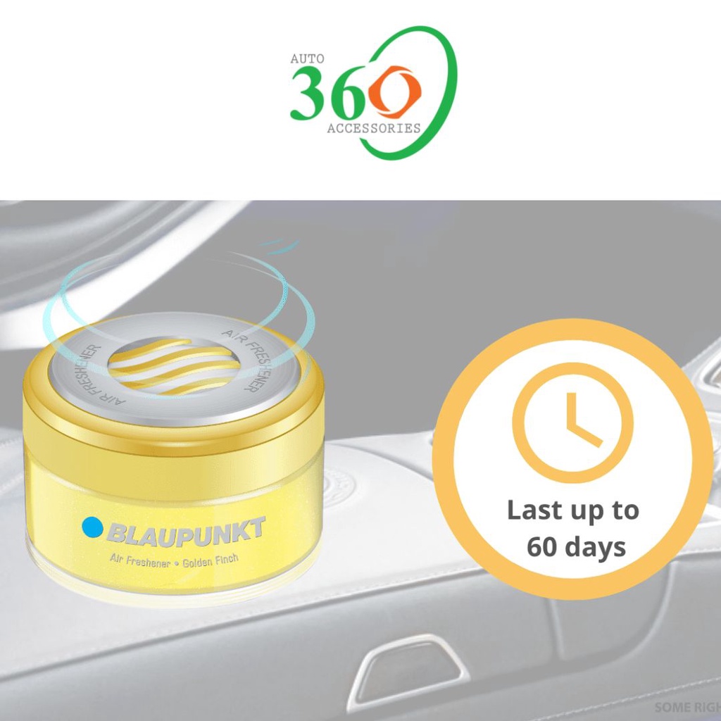 Nước hoa ô tô Blaupunkt cao cấp chính hãng 60 ml loại gel khử mùi lưu hương lâu lên đến 60 ngày