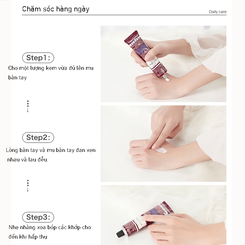 Roopy Kem Dưỡng Ẩm Làm Trắng Da Tay Không Nhờn 75ml
