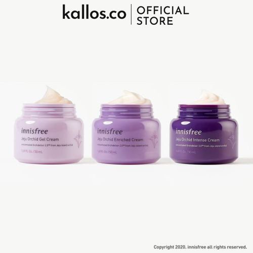 [TEM CHÍNH HÃNG] Kem Mắt, Kem Dưỡng Innisfree Jeju Orchid Enriched Cream, Intense Cream, Gel Cream, Eye Cream