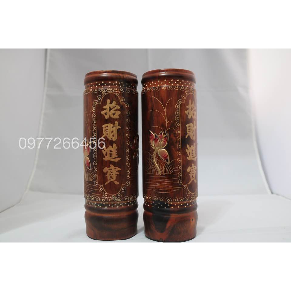 Ống Đựng Nhang Gỗ 23cm - 27cm - 32cm