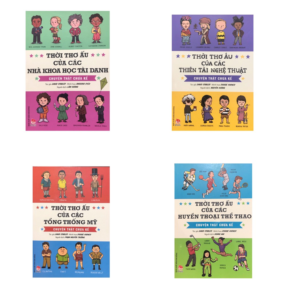 Sách - Combo 4 cuốn Chuyện thật chưa kể
