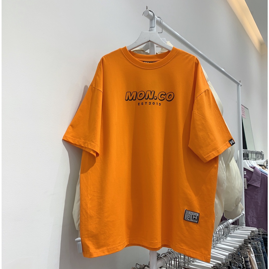 Áo thun form rộng tay lỡ basic tee MON.CO nhiều màu có size