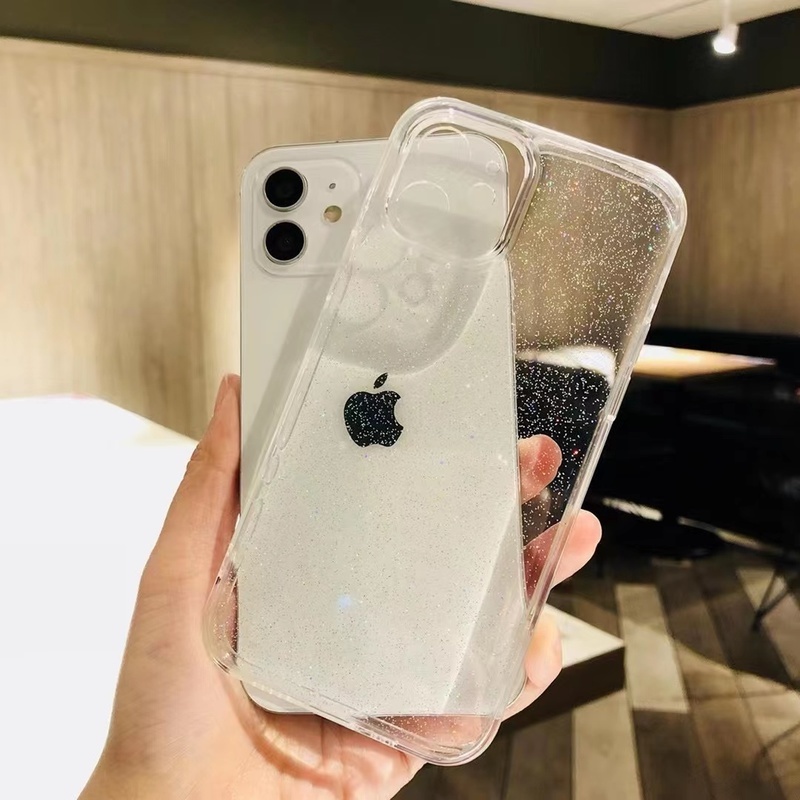 Ốp điện thoại mềm trong suốt chống sốc cho iPhone 11 12 13 Pro Max XS Max X XR 7 8 Plus