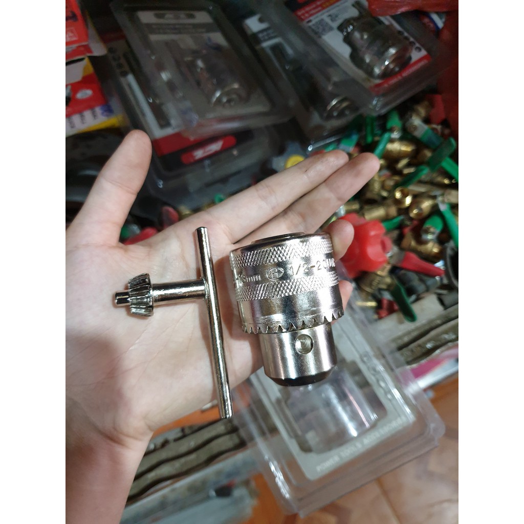 Đầu kẹp măng ranh, đầu chuyển đổi khoan bắt vít, máy cầm tay 10mm và 13mm