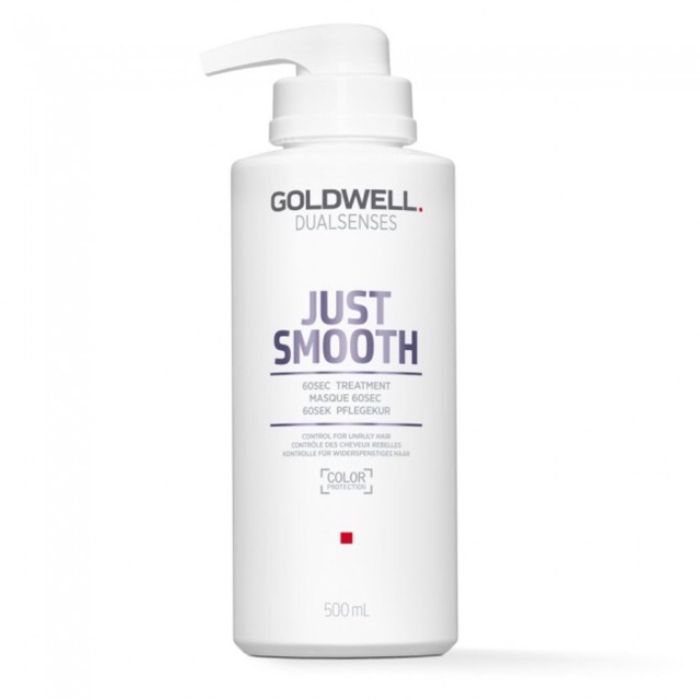 🇩🇪Goldwell🇩🇪 Hấp dầu suôn mượt 60s Goldwell Just Smooth 60sec Treatment 500ml