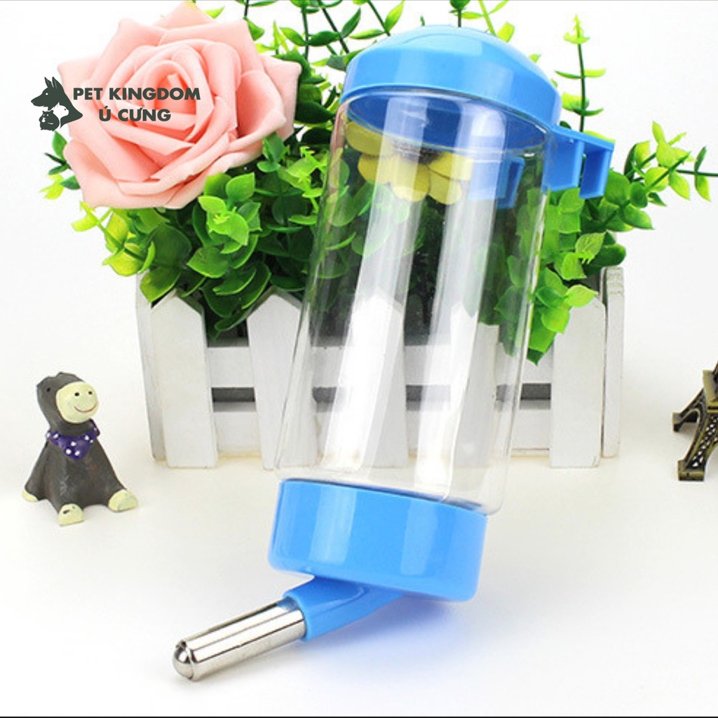 Bình Nước Chó Mèo Gắn Chuồng 400ml