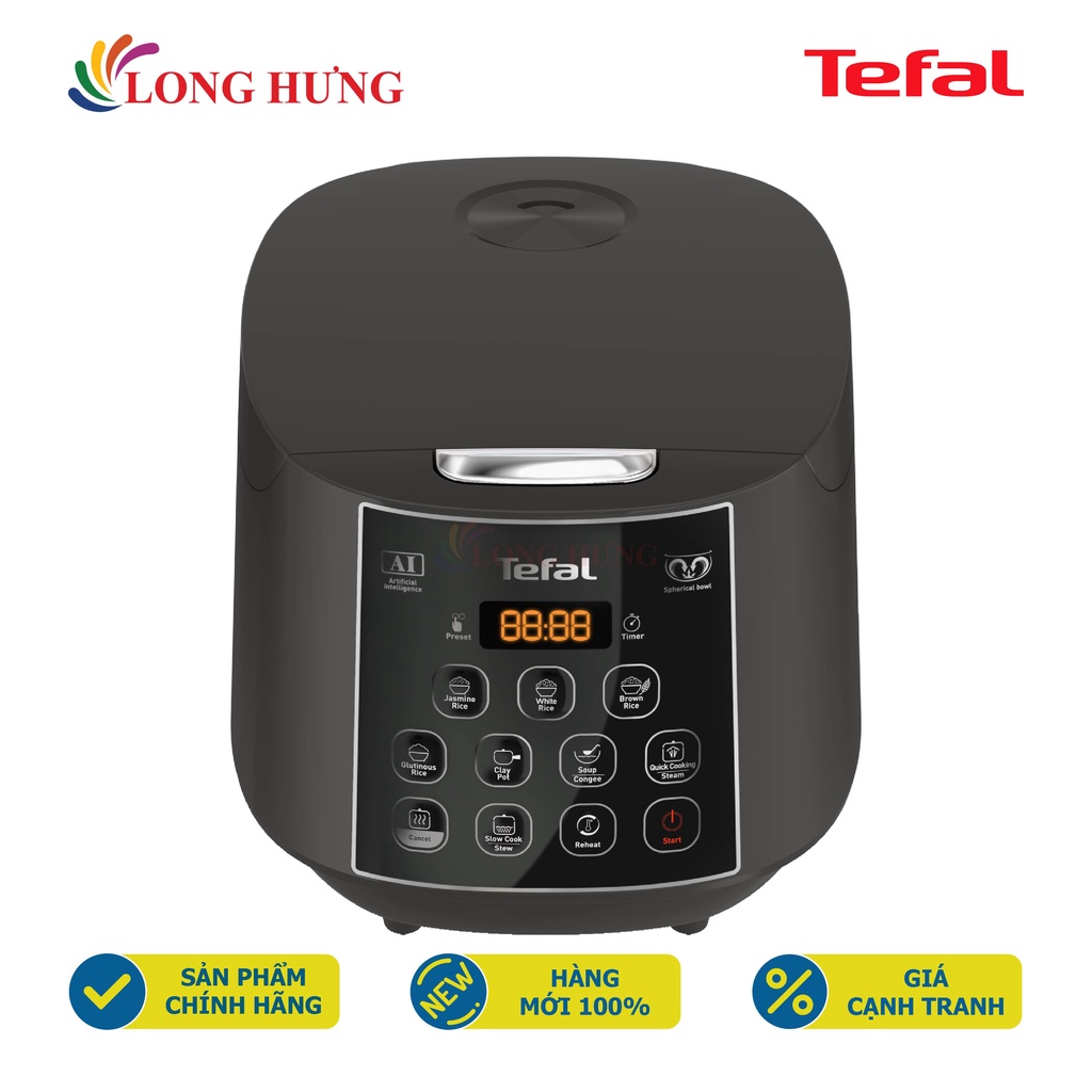 Nồi cơm điện tử Tefal 1.8 lít RK736B68 - Hàng chính hãng