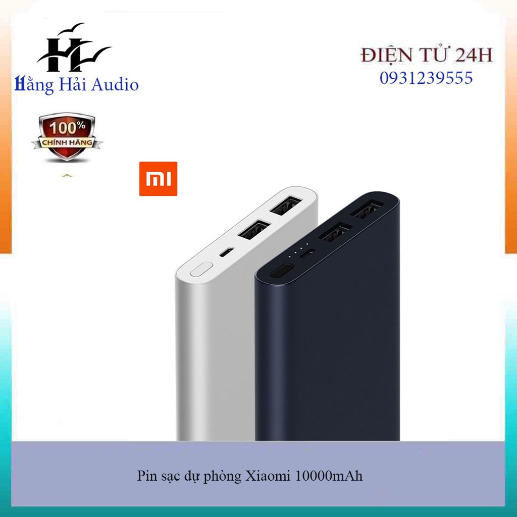 BIN SẠC DỰ PHÒNG XIAOMI Freeship Extra BIN Sạc Dự Phòng Xiaomi Gen 3 10.000mAh SẠC NHANH 18W