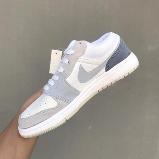 Giày thể thao sneaker Jodan 1 xám xanh thấp cổ sale - Sale 1