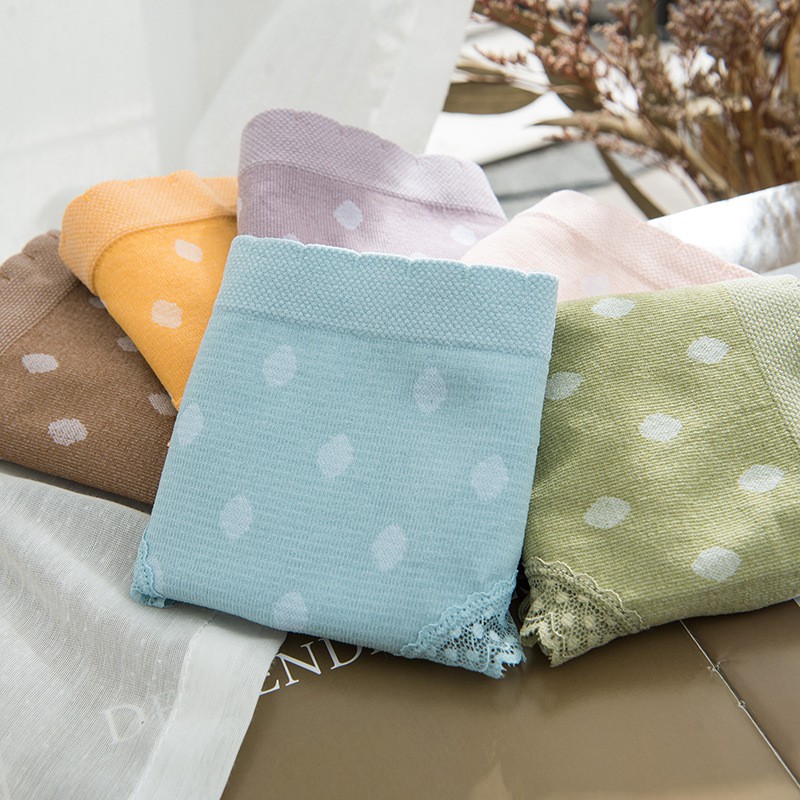 Quần lót nữ FREESHIP Đồ lót nữ Polka Dot Starlight Nhật Bản chấm bi ánh sao – Nội y graphene Freesize