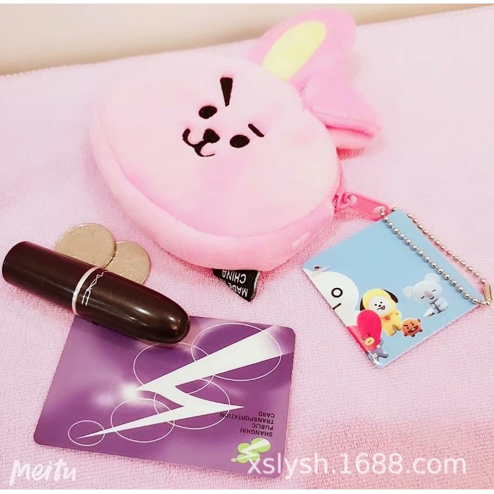 Ví đựng tiền lẻ dạng bông hình BT21 nhóm BTS