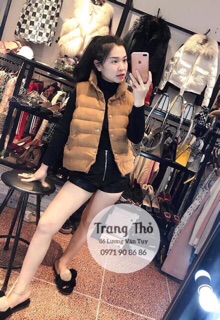 Áo gile nhung (clip thật)