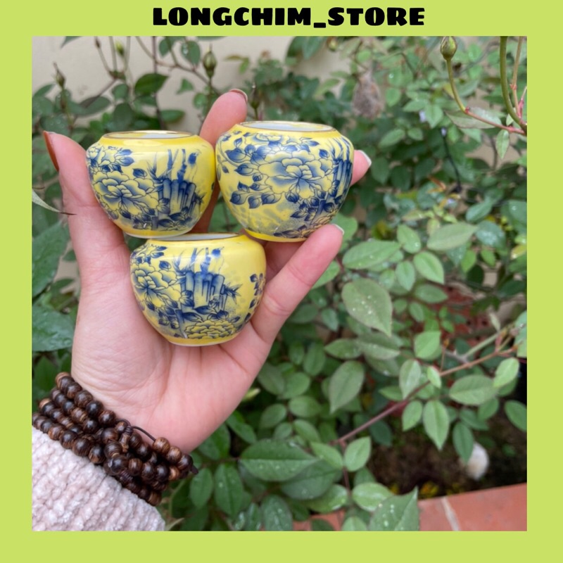 Cóng sứ chào mào loại siêu đẹp cho lồng đấu, lồng mun,lồng thái chào mào (ib chọn mẫu)