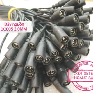 Dây nguồn DC đầu jack Đực,Cái DC005 5.5x2.1mm đúc sẵn (lõi đồng nguyên chất)