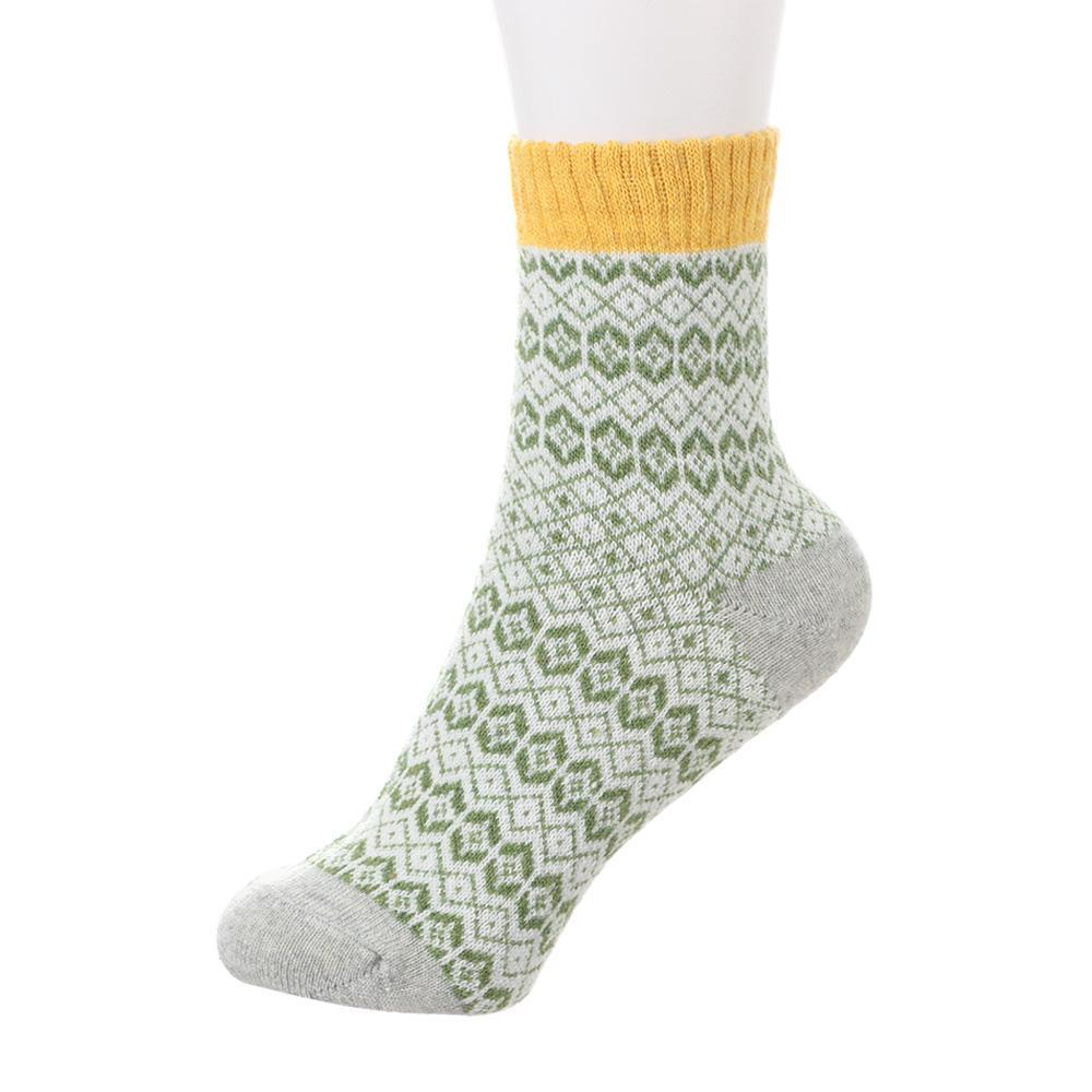 Set 5 Đôi Tất Giữ Nhiệt Thoáng Khí Nhiều Màu Sắc