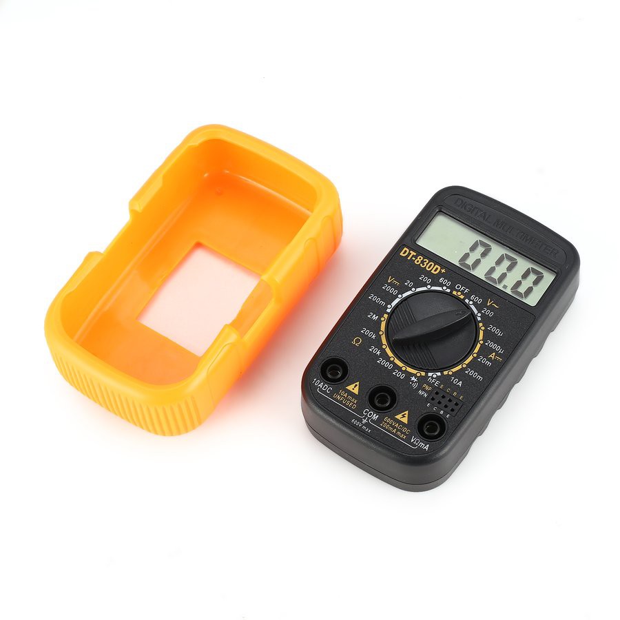Máy đo điện vạn năng DT830D kèm hai cáp gắn bút thử