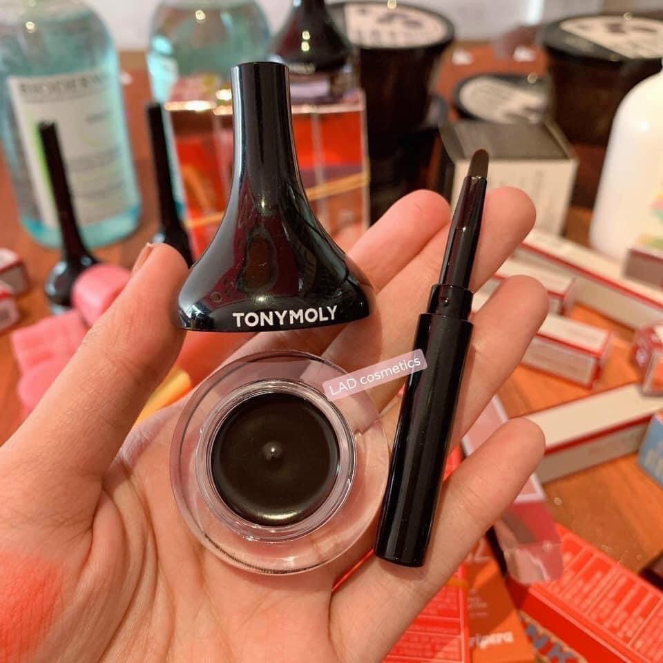 Kẻ mắt TONY MOLY BACKSTAGE GEL EYELINER kèm cọ 01 màu đen , 02 màu nâu