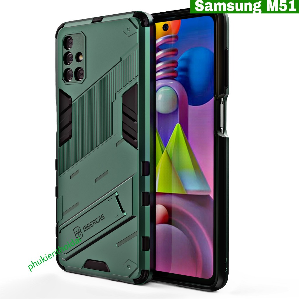 ỐP LƯNG SAMSUNG M51 IRON MAN VER 2 CHỐNG SỐC GIÁ ĐỠ THỜI TRANG CAO CẤP