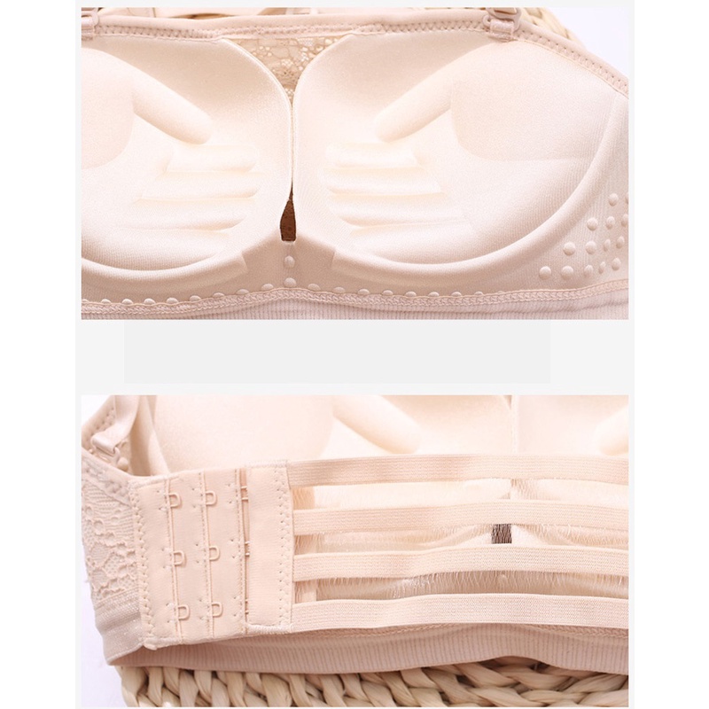 Áo ngực không dây mút vừa rút dây mang được nhiều kiểu, tặng kèm dây trong HLBOUTIQUE A586
