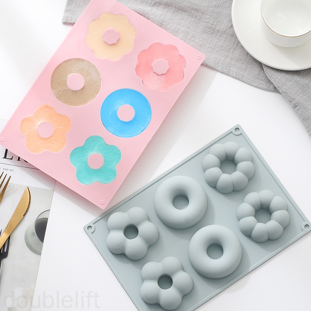 Khuôn Silicone Làm Bánh Tạo Hình Bông Hoa Độc Đáo Tiện Dụng