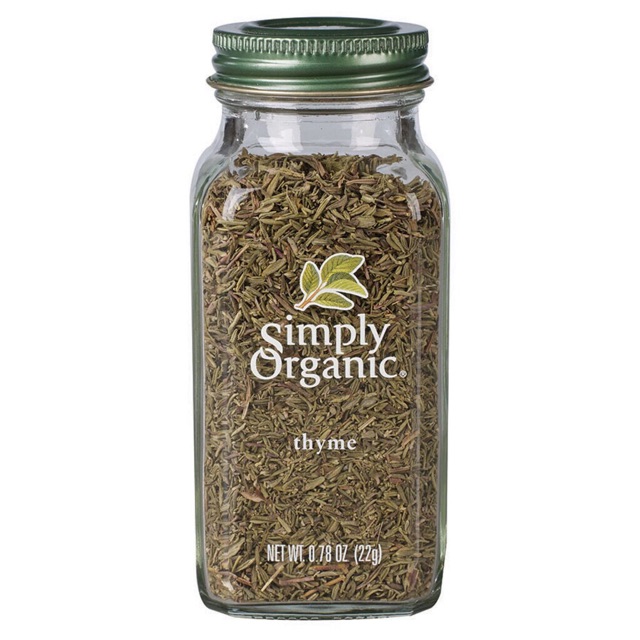 LÁ THYME HỮU CƠ SIMPLY ORGANIC - 22GR