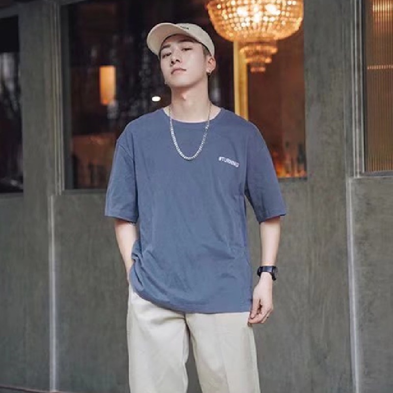 Áo Thun Nam Ngắn Tay Cổ Tròn Thời Trang