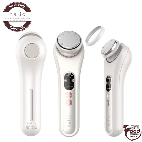 Máy Đẩy Tinh Chất Dưỡng Trắng Nóng Lạnh Halio Ion Hot & Cool Beauty Device