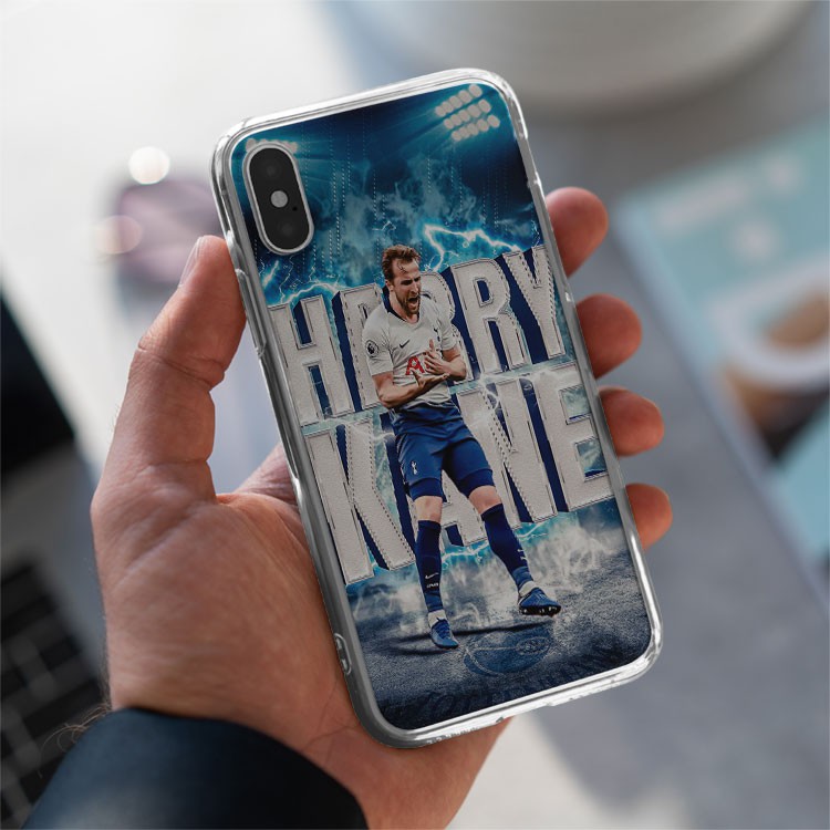 Ốp Lưng cậu thủ harry kane hình ảnh kane ăn mừng và chữ nổi bật dành cho Iphone 5 đến 12 Promax FOO20210266