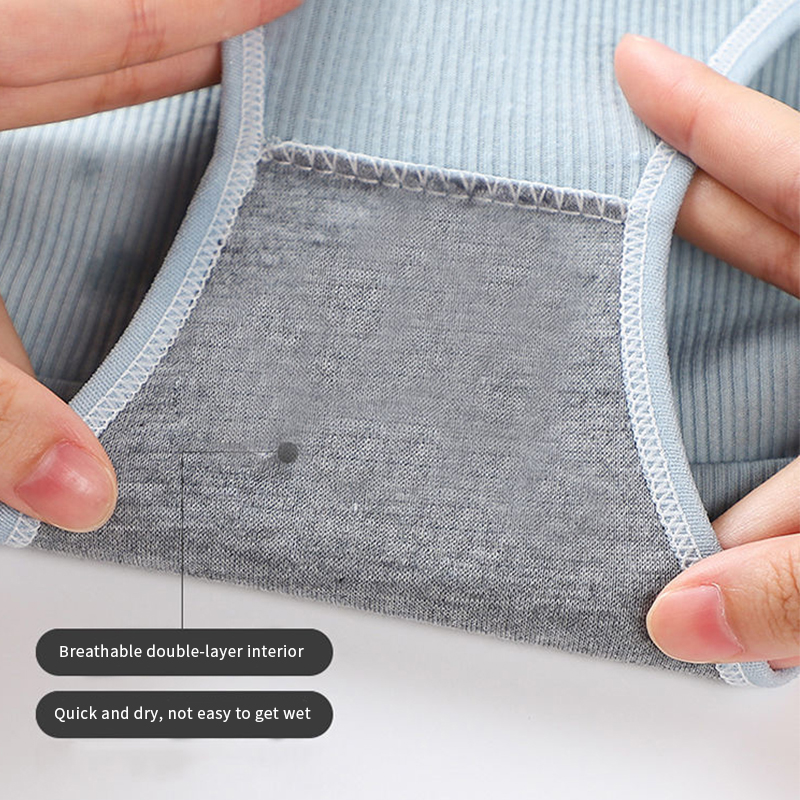 Quần Lót Cotton Màu Trơn Phối Nơ Phong Cách Hàn Quốc | BigBuy360 - bigbuy360.vn