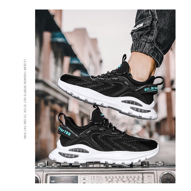 Giày thể thao nam chạy bộ đế cao su non đi cực êm phong cách trẻ trung năng động - Next Fashion G12