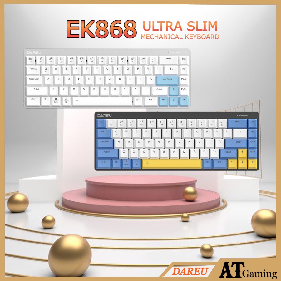 Bàn phím cơ không dây DAREU EK868 - 68KEY