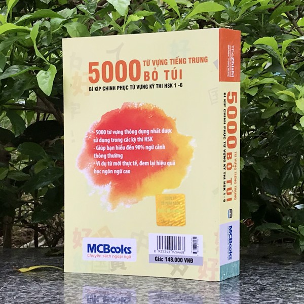 Sách - 5000 từ vựng tiếng Trung Bỏ Túi – Bí Kíp Chinh Phục Từ Vựng Kỳ Thi HSK 1 – 6