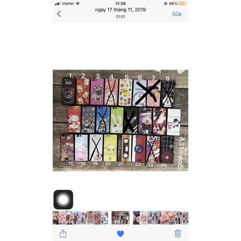 Ốp dẻo oppo Neo 5/ A31