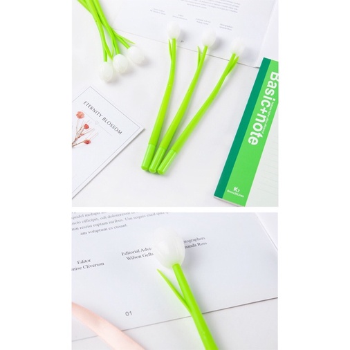 Bút mực học sinh hình cây hoa 0.5mm