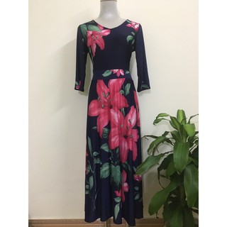 Đầm maxi trung niên
