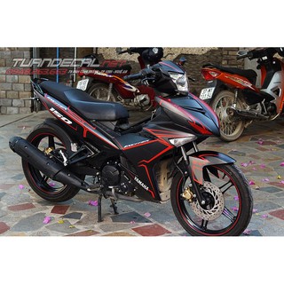 Tem Trùm Exciter 150 Light đen đỏ