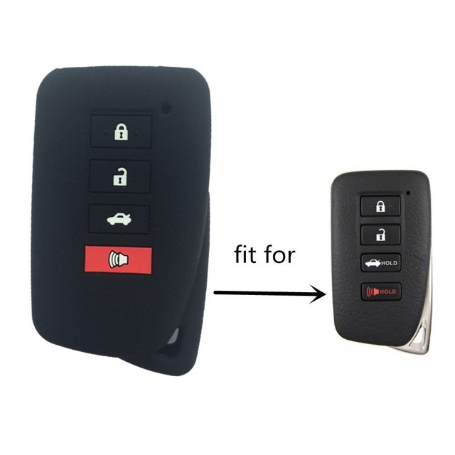 Áo silicon bọc bảo vệ khoá smartkey Lexus 4 nút