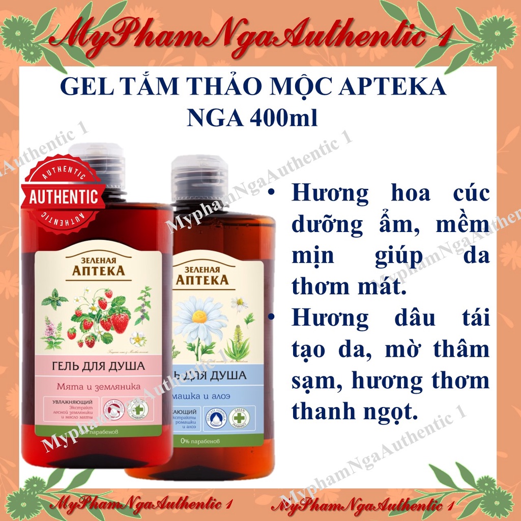 Sữa Tắm Thiên Nhiên Green Pharmacy  400ml