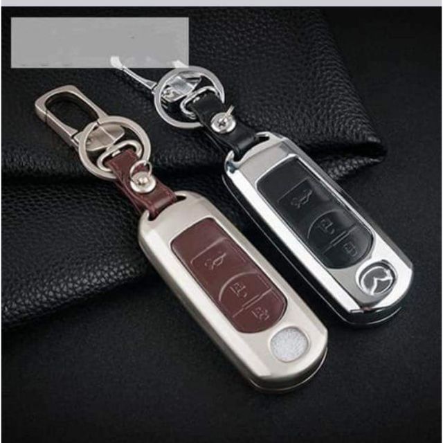 Ốp chìa khóa hợp kim inox cho chìa khóa thông minh Mazda 3