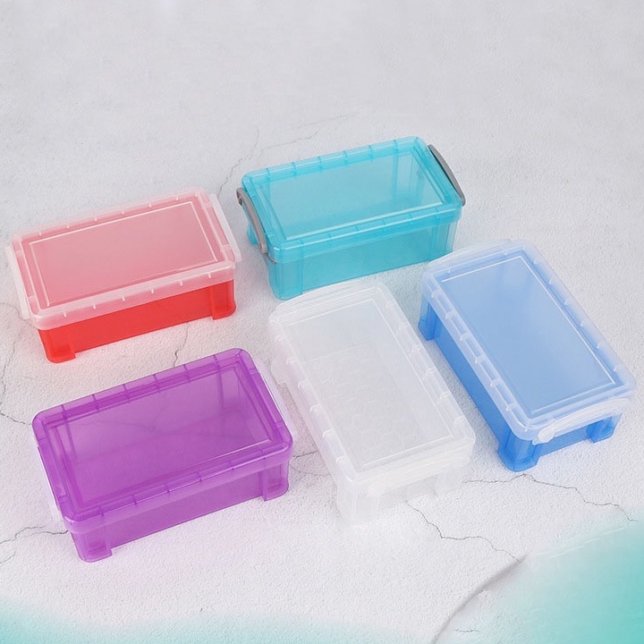 Hộp nhựa nhỏ đựng đồ phụ kiện trang sức kẹp tóc dễ thương xinh xắn tiện dụng Kino Shop