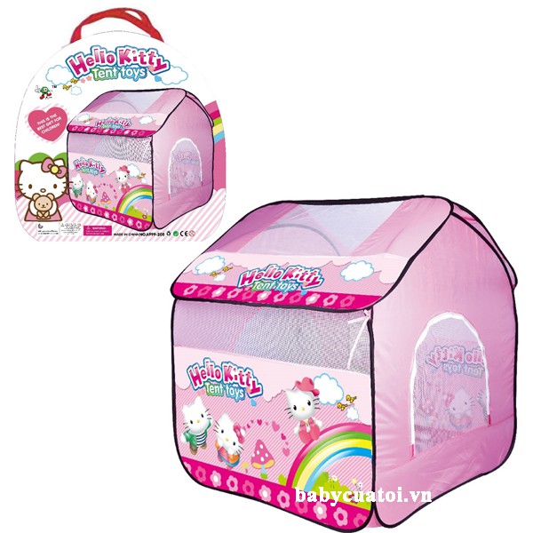 Đồ chơi Nhà bóng cho bé Hello Kitty lớn màu hồng A999-208