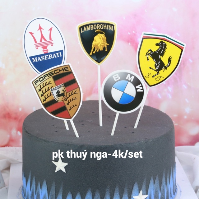 10 set cắm giấy biển hiệu ô tô